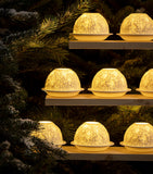 Bernardaud Christmas tree LED votivelight lithophane, imported from the UK