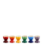 Le Creuset rainbow egg cup set of six, UK version