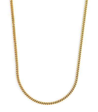 Harrods Tom Wood Gold-Plated Curb Chain M Necklace- Buy online at McGrocer