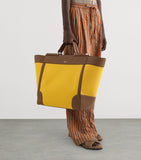 Dolce&Gabbana Sicily tote bag in canvas and calfskin (British brand)