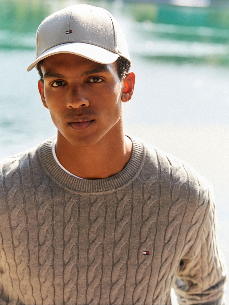 Tommy Hilfiger Grey Classic Baseball 100% Cotton Cap