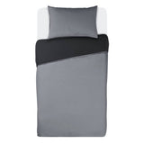 Habitat two tone grey and black bedding set single, imported from the UK