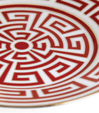 GINORI 1735 Labirinto Scarlatto bread plate 16cm, UK version