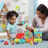 Mega Bloks ABC learning train 60-piece set, UK version