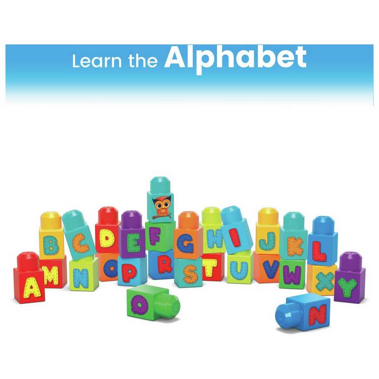 Mega Bloks ABC learning train 60-piece set, UK version