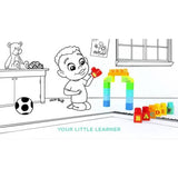 Mega Bloks ABC learning train 60-piece set, UK version