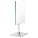 Argos Home silver frameless pedestal mirror 34x17cm, UK version