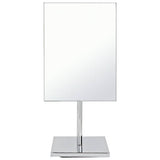 Argos Home silver frameless pedestal mirror 34x17cm, UK version