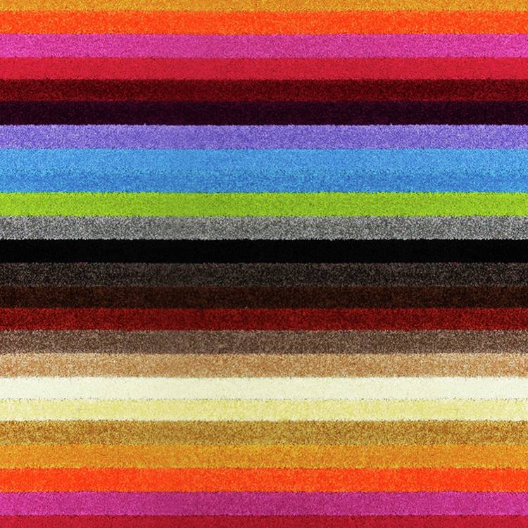 Linea Stripe Flatweave Rug multicoloured 66x100cm, UK version