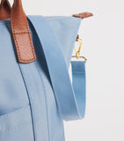 Harrods nylon tote bag with leather trims, imported from the UK