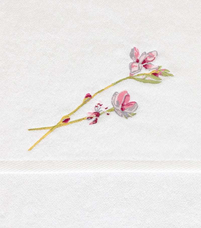 Floral Print Cotton-Modal Blend Guest Towel 45cm x 70cm