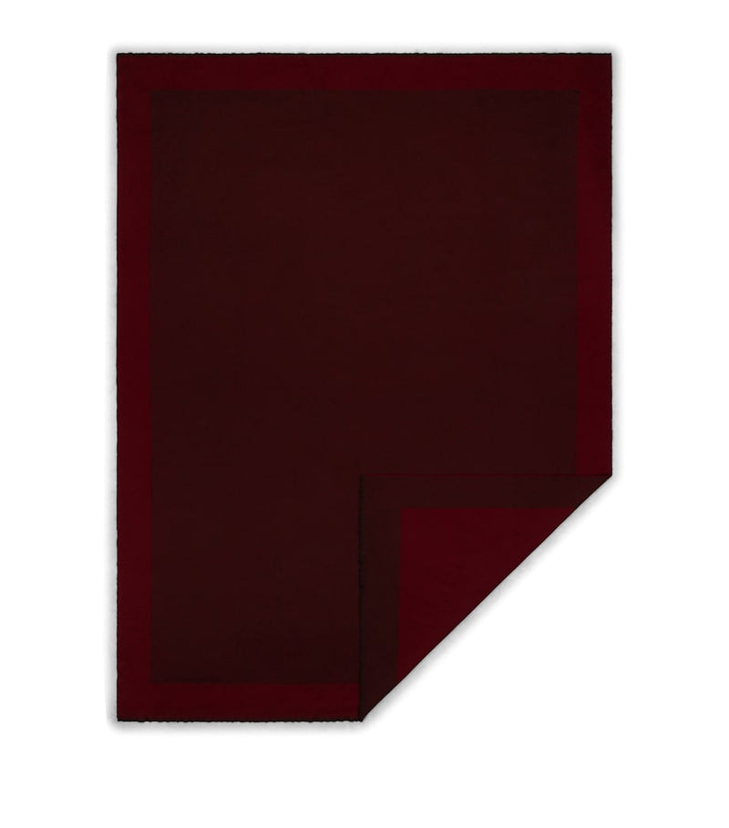 Begg x Co Arran cashmere border throw 150x200cm - British product