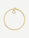 Thomas Sabo 18ct yellow-gold plated charm bracelet, imported from the UK