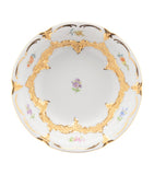 Meissen porcelain bowl with strewn flowers design and 200ml capacity, imported from the UK