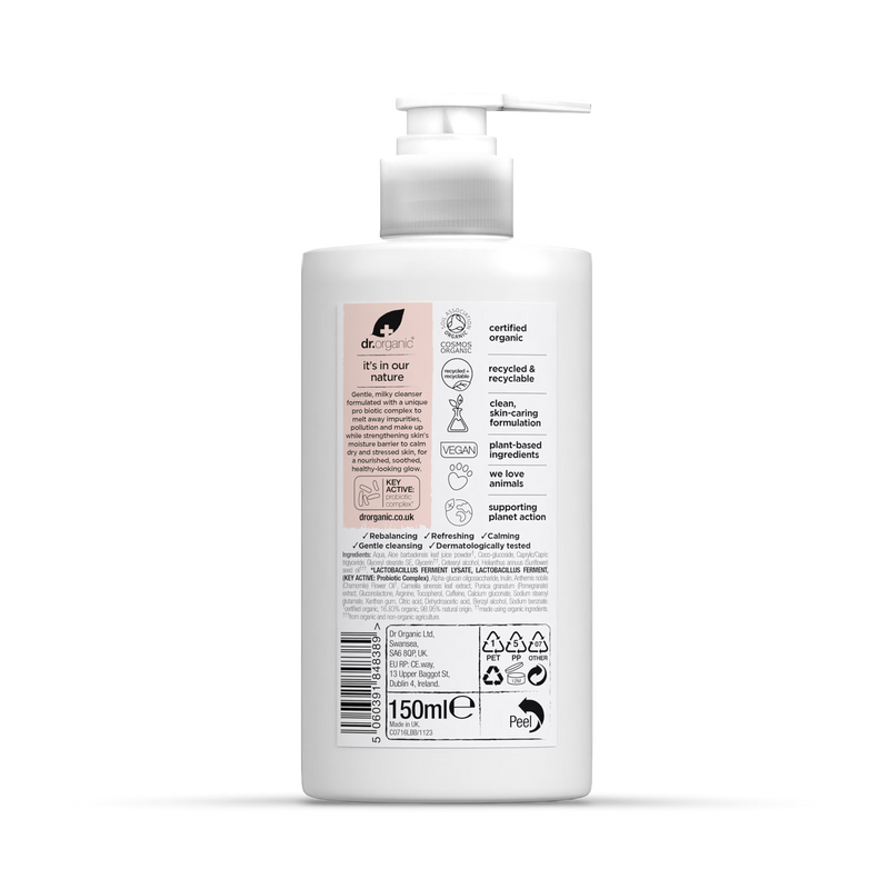Dr Organic Skin Calm Probiotic Cream Cleanser 150ml - British product