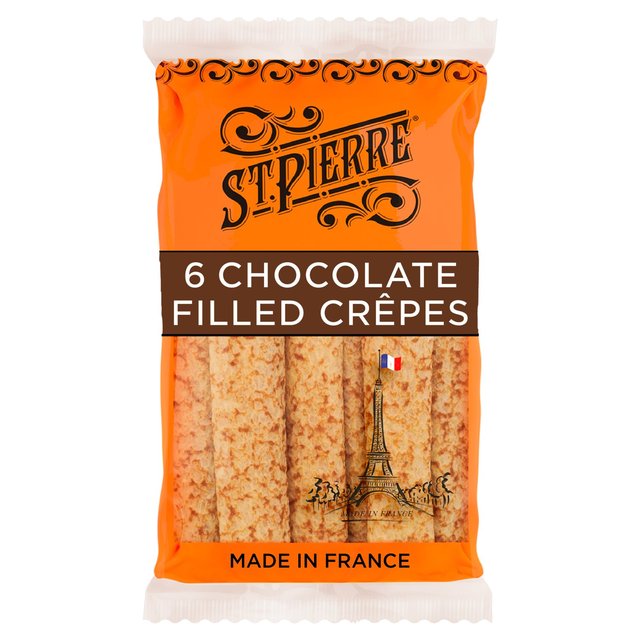 St Pierre Chocolate Filled Crepes   6 x 32g GOODS M&S