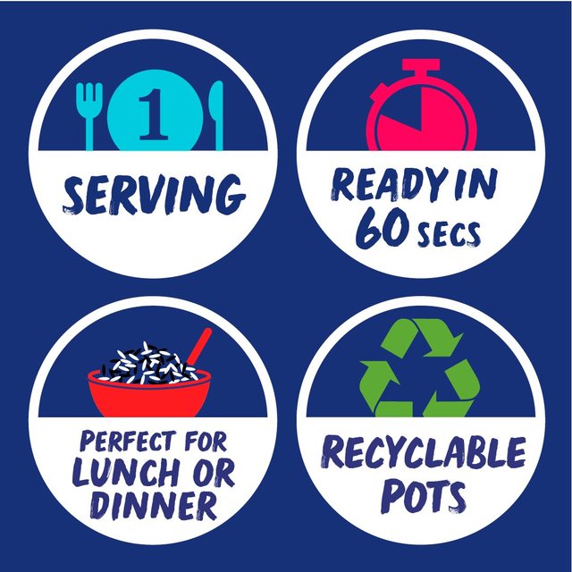 Tilda Pots Vegetable Long Grain Rice   250g GOODS M&S