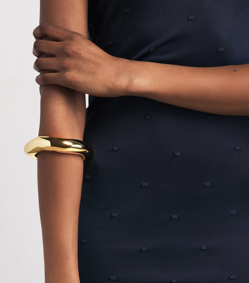 Alexis Bittar gold-plated bangle, UK version