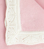 Trotters cashmere blanket with frills, UK version