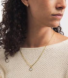 Jade Trau mini yellow gold diamond pavé charm - British product