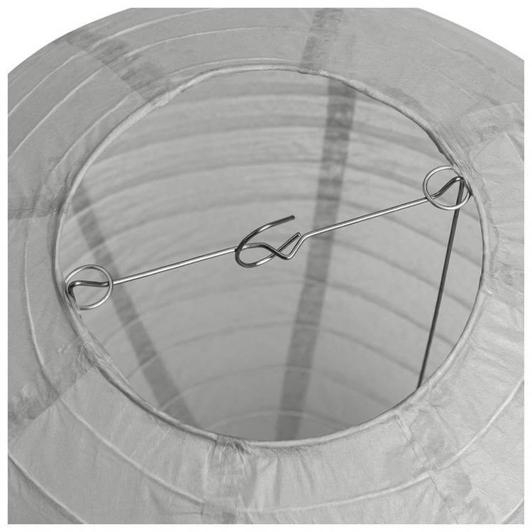 Home Essentials grey paper lampshade 30cm, imported from the UK