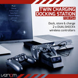 Venom Twin Docking Station for PS4 black (British brand)
