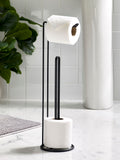 Black Wire Toilet Roll Holder