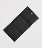 Dolce&Gabbana leather wallet with French flap and leopard print - British product