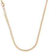 Harrods Sophie Bille Brahe Yellow Gold and Diamond Tennis Necklace 40cm- Buy online at McGrocer