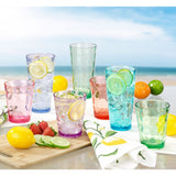 Costco UK Tritan Hammered 12 Piece Coloured Drinkware Set- Buy online at McGrocer