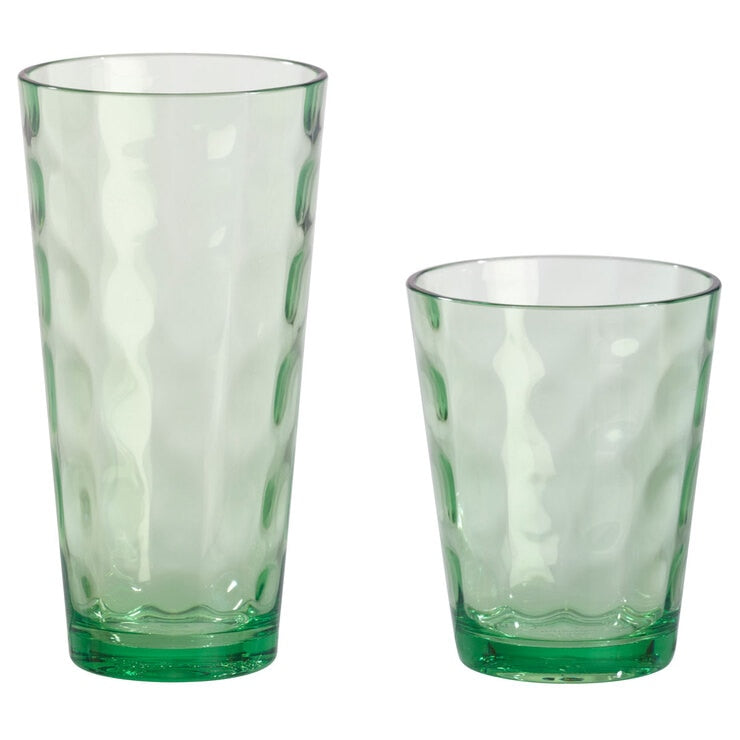 Tritan drinkware set hammered coloured 12 piece, UK version