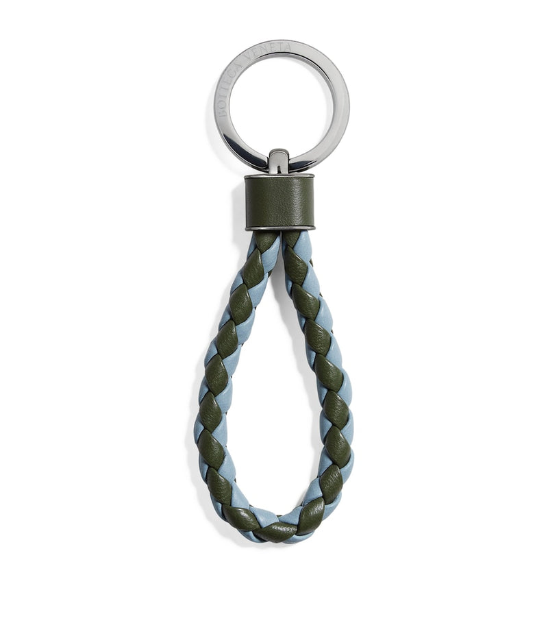 Bottega Veneta Intreccio key ring nappa leather, imported from the UK