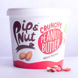Pip & Nut crunchy peanut butter with hi-oleic peanuts 1kg, imported from the UK