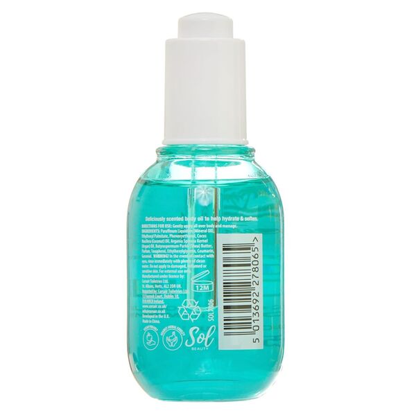 Sol Beauty dry body oil coconut scent 45ml (British brand)