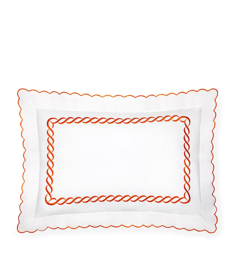 Pratesi Treccia Oxford pillowcase 50x75cm (British brand)
