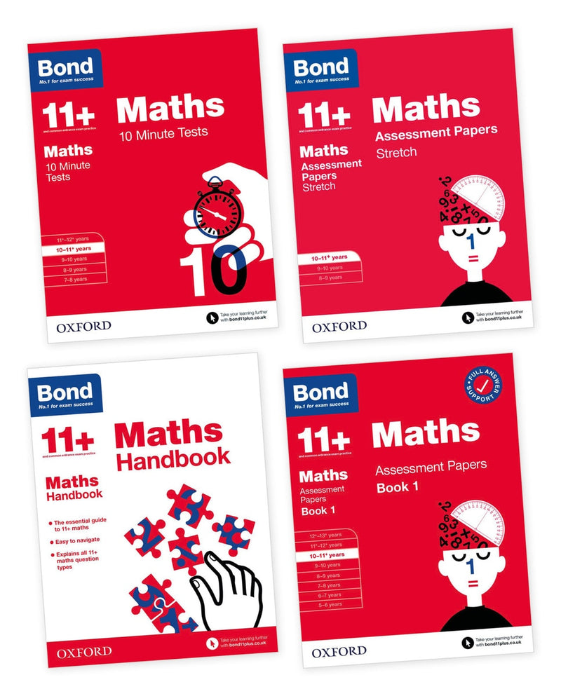 Bond 11+ 4 Book Pack ages 10-11+, UK version