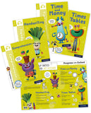Progress with Oxford 4-book activity set with poster (British brand)