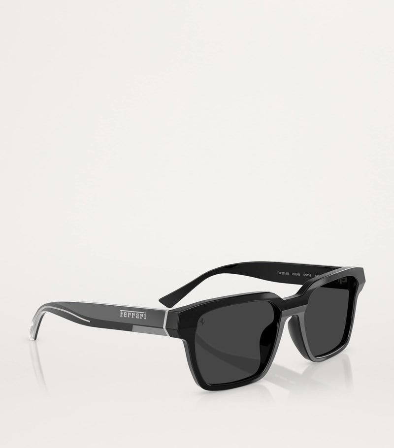 Ferrari acetate square polarised sunglasses - British product