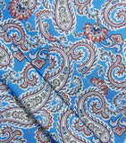 Eton silk paisley tie 8cm - British product