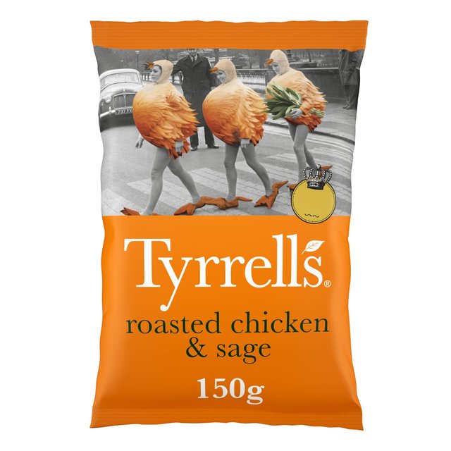 Tyrrells Roasted Chicken & Sage Sharing Crisps 150g GOODS M&S