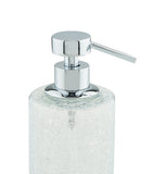 Zodiac cracked crystal soap dispenser (British brand)