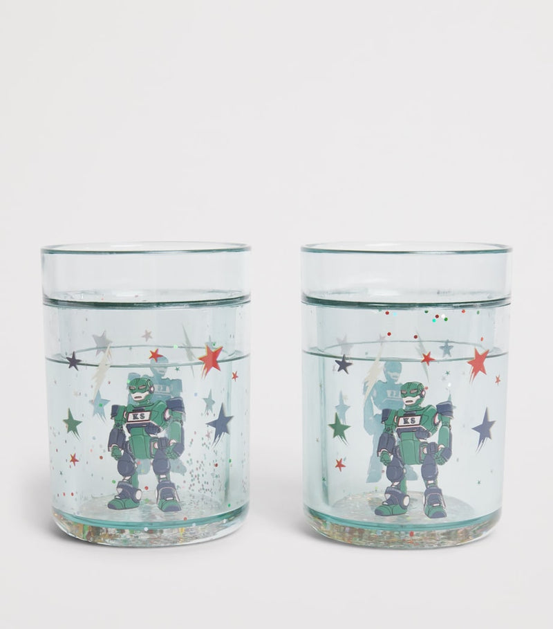 Konges Sløjd glitter cups set of 2 180ml - British product