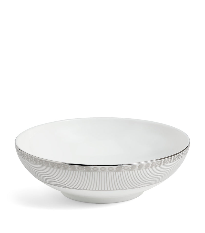 Wedgwood Silver Tonquin cereal bowl 18cm (British brand)