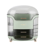 Livingandhome Makeup Storage Box Light Green 28cm wide, imported from the UK
