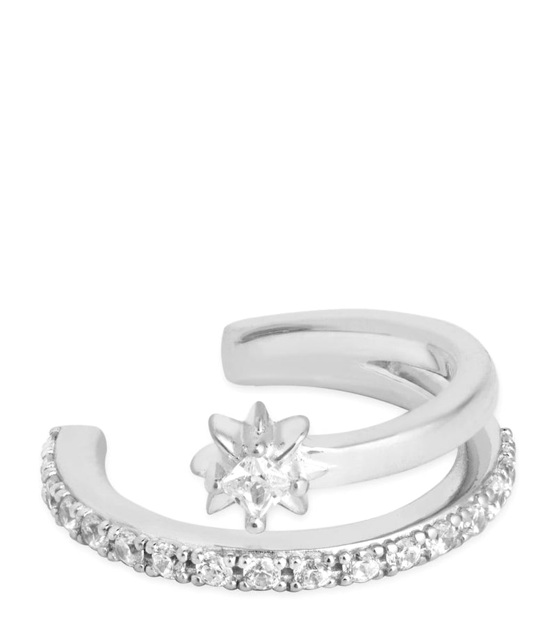 Astrid & Miyu Cosmic Crystal ear cuff 12.8mm, imported from the UK