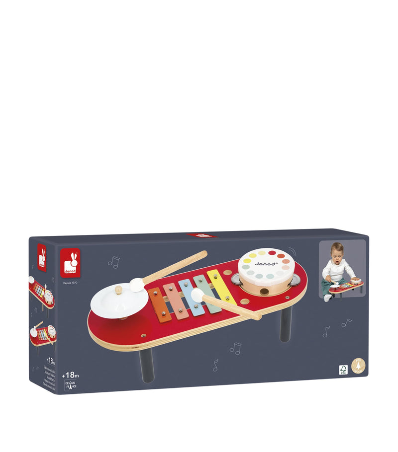Janod Confetti musical activity table, UK version