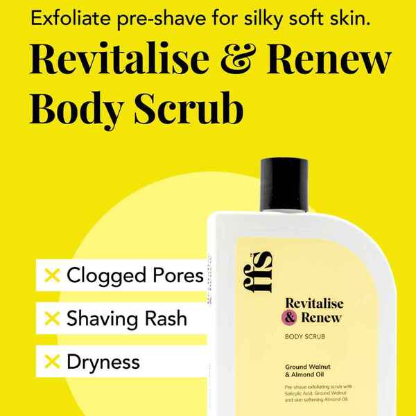 FFS Beauty Revitalise & Renew Body Scrub Travel Size - British product