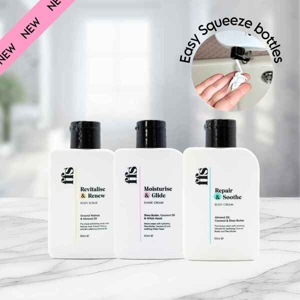 FFS Beauty Revitalise & Renew Body Scrub Travel Size - British product