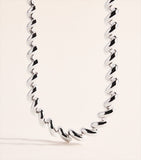 Eddie Borgo silver-plated Torsade chain necklace (British brand)