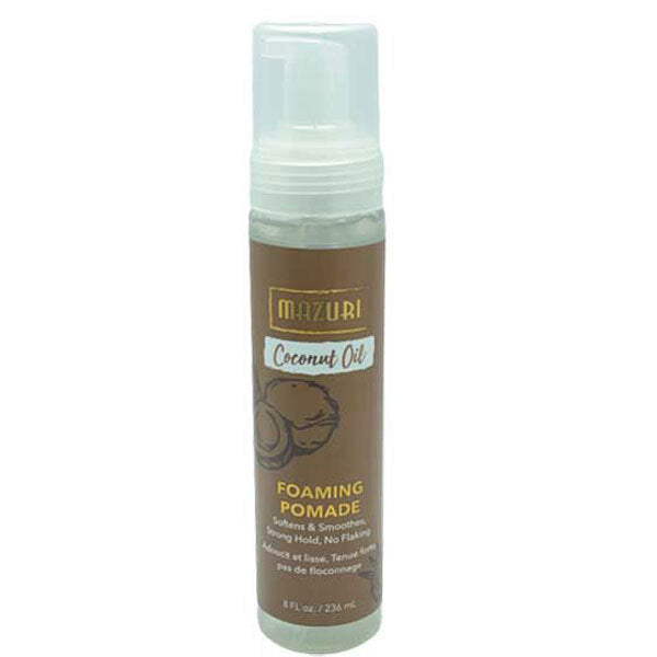 Mazuri Coconut Oil Foaming Pomade Men's hair care, imported from the UK
